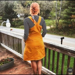 Size M Mustard Yellow Dress